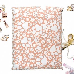 Paw prints  Poly Mailers 14x17 set of 20